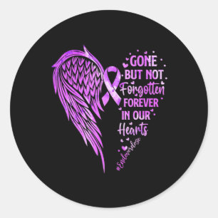 Pegatina Redonda Fin de la sobredosis Amado Un Monumento Conciencia