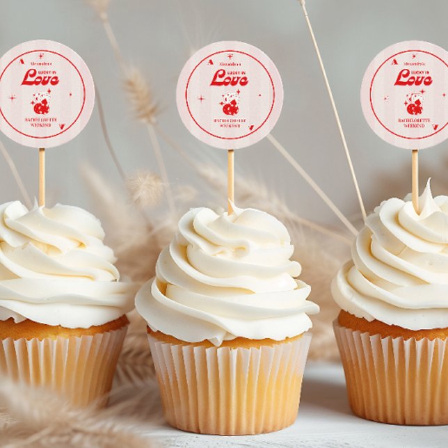 Pegatina Redonda Fin de semana de soltera de Lucky In Love (Subido por el creador)