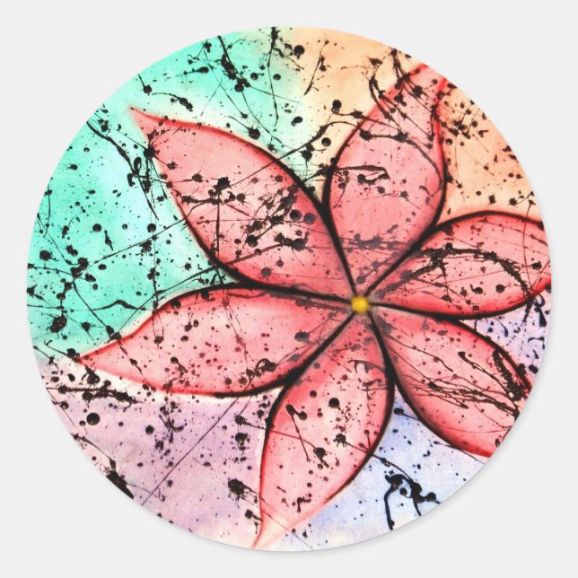 Pegatina Redonda finalflor (Anverso)