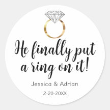 Finalmente Le Puso un Anillo de Diamantes Boda Oro