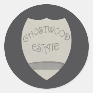 Pegatina Redonda Finca Ghostwood