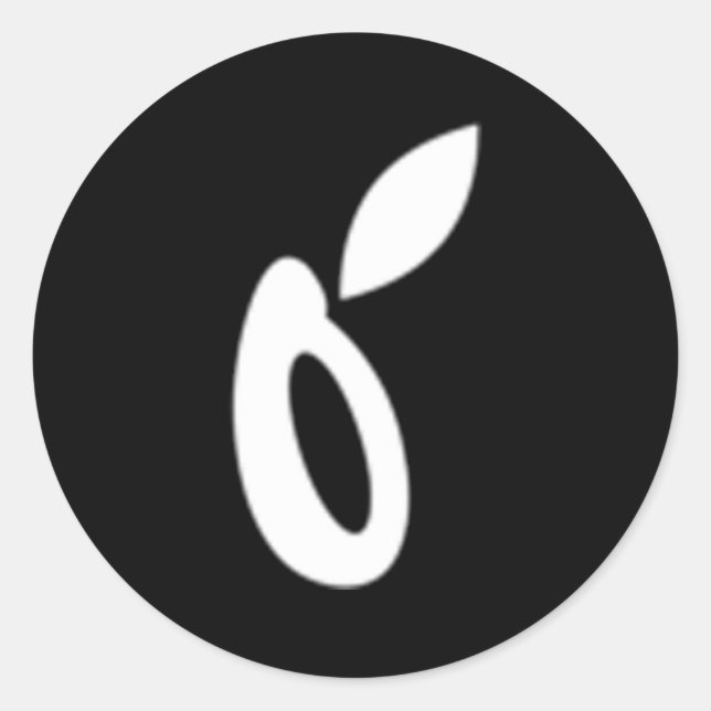 Pegatina Redonda Fingo (Anverso)