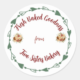 Pegatina Redonda Finishing Touch Classic Round Sticker