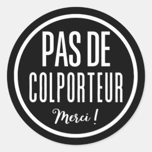 Pegatina Redonda Firma de Pas de ColPonente