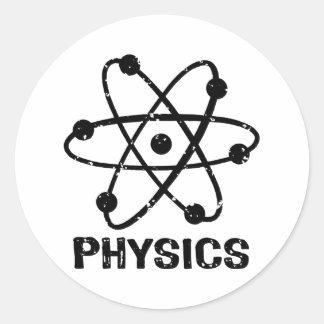 Pegatina Redonda Física