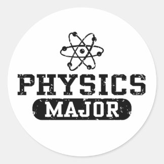 Pegatina Redonda Física Mayor