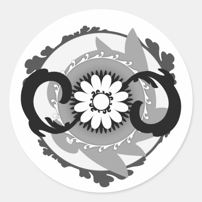 Pegatina Redonda Flagrancia (Anverso)