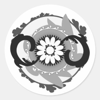 Pegatina Redonda Flagrancia