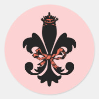 Fleur de lis Queen con arco