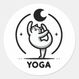 Pegatina Redonda Flexibilidad de línea