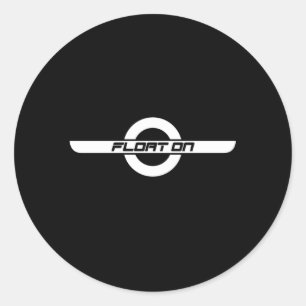 Pegatina Redonda Float On OneWheeler Inspied