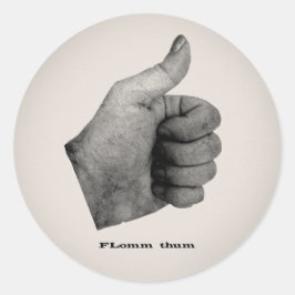Pegatina Redonda FLomm thum