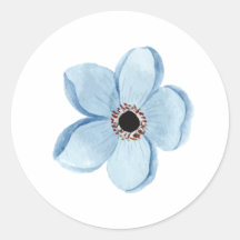 flor azul claro
