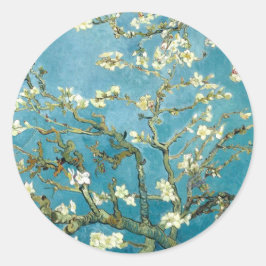 Pegatina Redonda Flor de almendra (1890) Bella Artes Vincent Van Go