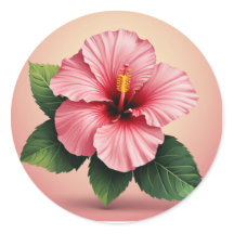 Flor de Hibiscus rosado tropical