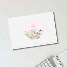 Flor personalizada de flor silvestre rosa