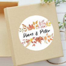 Floral Acuarela Moderna para Boda Personalizada