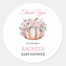 Floral Calabaza Caída Gracias