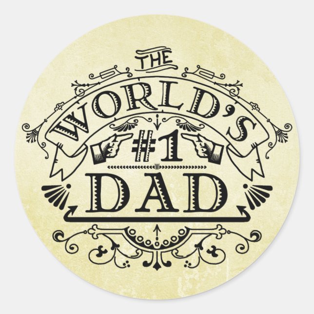 Pegatina Redonda Florecimiento de la cosecha de papa número uno del (Anverso)