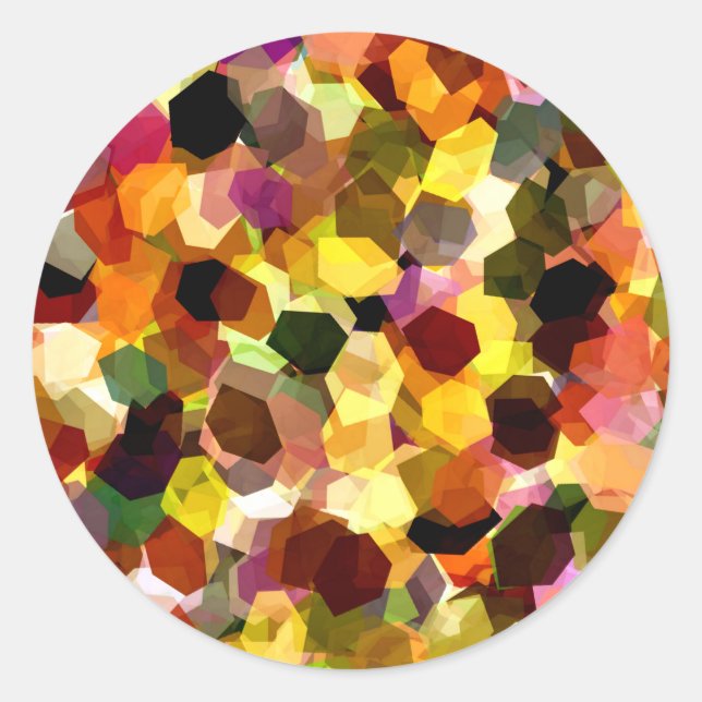 PEGATINA REDONDA FLORES (Anverso)