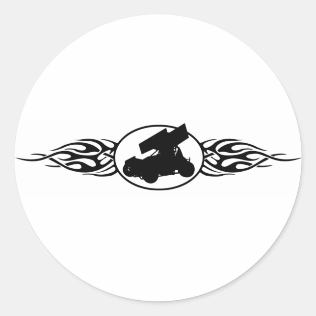 Pegatina Redonda Flores1 (Anverso)