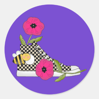 Pegatina Redonda Flores Bugs Sneakers Todos los productos Niños Stu