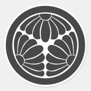 Pegatina Redonda Flores [Family Crests]