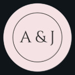 Pegatina Redonda Flores rosadas y faroles<br><div class="desc">Una adición perfecta a nuestra invitación de Flores rosadas y faroles. Estamos felices de personalizar esto aún más para usted,  por favor no dude en enviarnos un mensaje para obtener asistencia.</div>