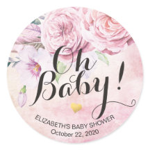 Flores y plumas bohemias de color de agua de Baby 