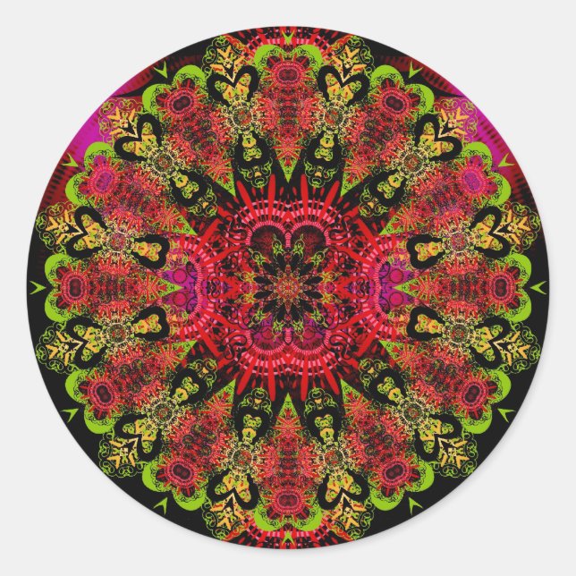 Pegatina Redonda floretiana (Anverso)