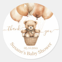 Flying Teddy Bear Baby Ducha Gracias