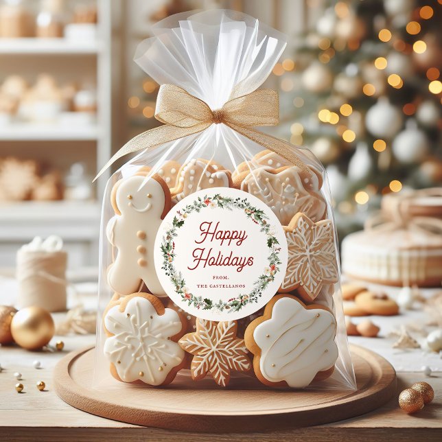 Pegatina Redonda Foliage festividad feriado (Subido por el creador)