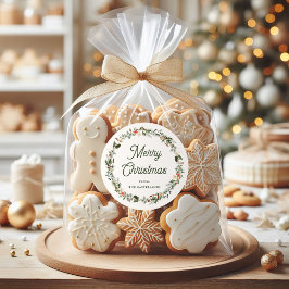 Pegatina Redonda Foliage festividad feriado