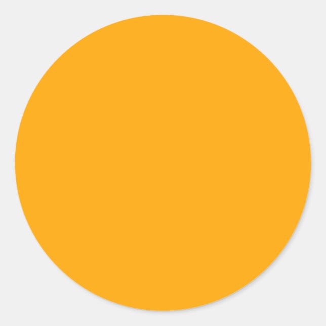 Pegatina Redonda Fondo amarillo sol que puedes Personalizar (Anverso)
