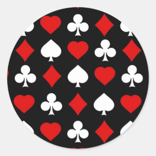 Pegatina Redonda Fondo con trajes