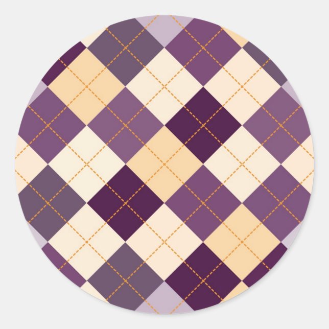 Pegatina Redonda Fondo de sudadera (Anverso)