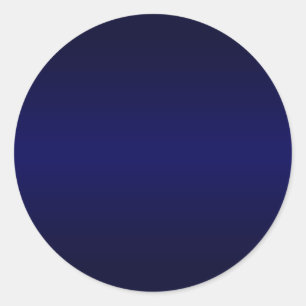 Pegatina Redonda Fondo degradado azul marino