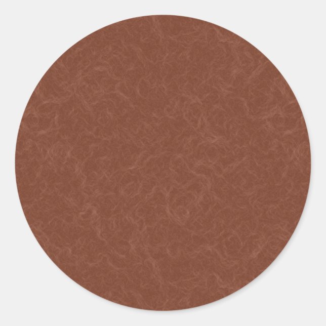 Pegatina Redonda Fondo marrón rico texturizado (Anverso)