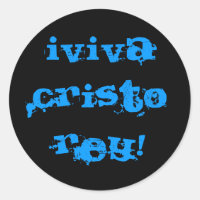Fondo negro, iViva Cristo Rey!
