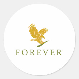 Pegatina Redonda Forever Emblem