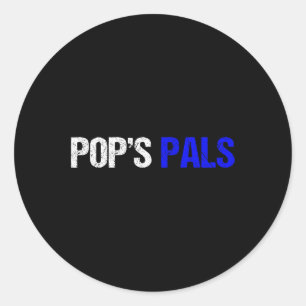 Pegatina Redonda Forever Pop39s Pals