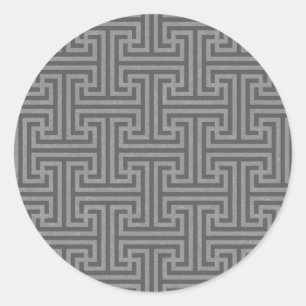 Pegatina Redonda Formas geométricas simples