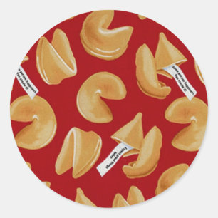 Pegatina Redonda Fortune Cookies