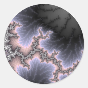 Pegatina Redonda Forzar relámpago