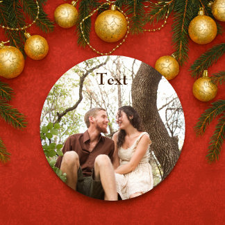 Pegatina Redonda Foto corta