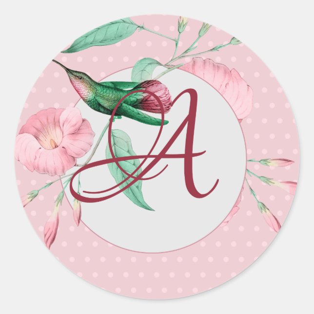 Pegatina Redonda Foto de recién nacido Gracias Cartas Presupuesto M (Anverso)