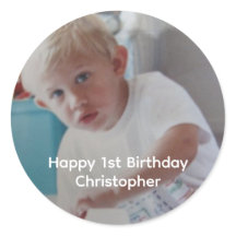 Foto Personalizada Bebé Niños 1er Primer Cumpleaño