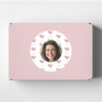 Foto personalizada de la cara y cóctel | Rosa pers
