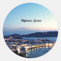 Fotografía del paisaje de Mykonos, Grecia