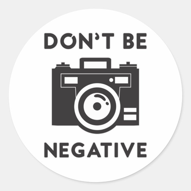 Pegatina Redonda Fotógrafo lente fotografía cámara regalo Idea (Anverso)